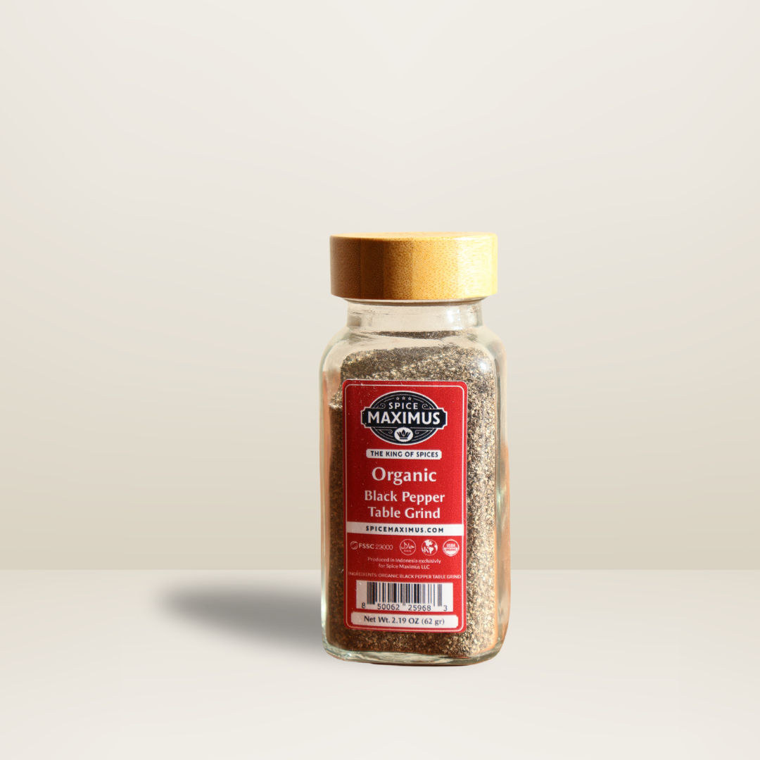 Organic Black Pepper Table Grind